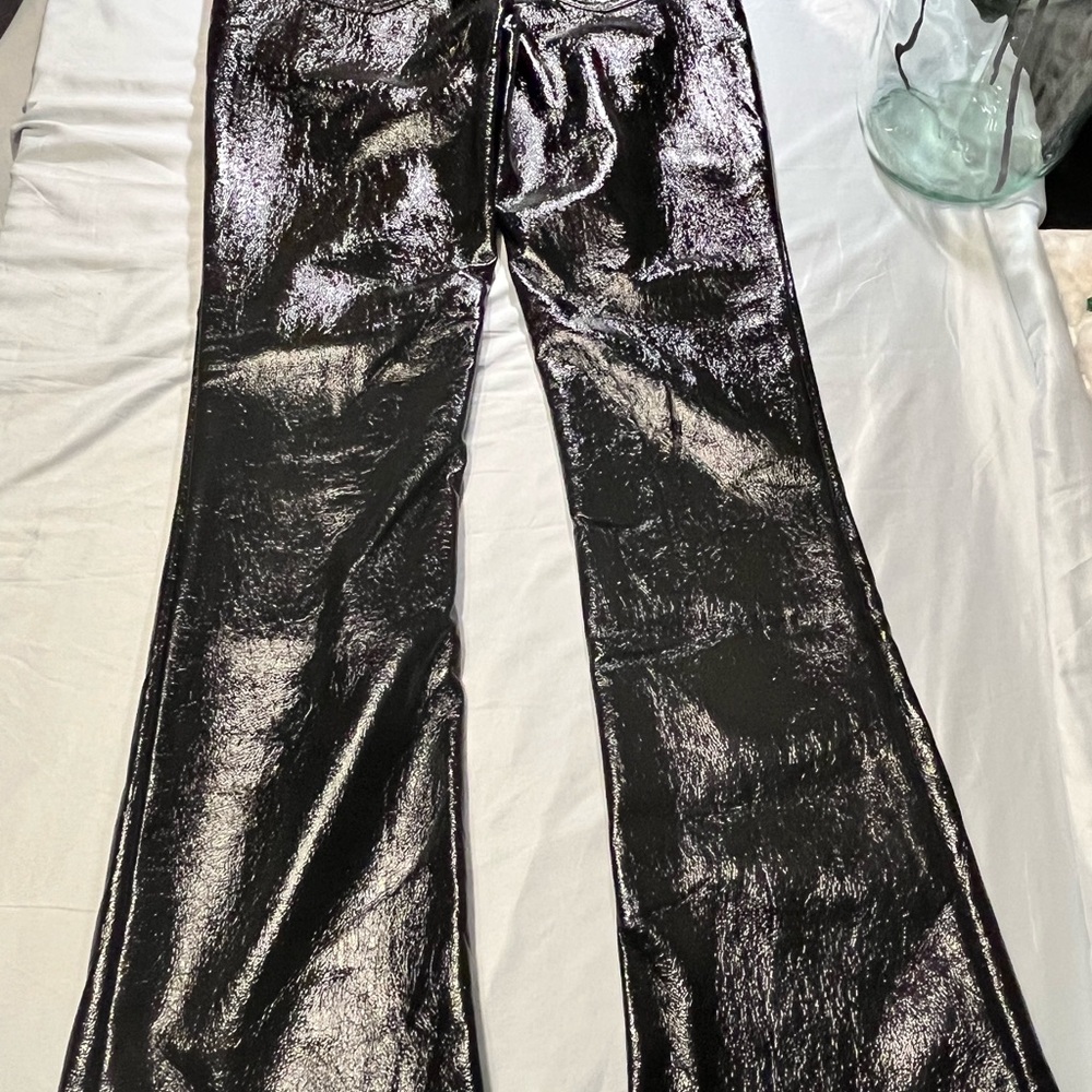 GAP Women's Shiny Black Boot Cut Jeans - Picture 3 of 8